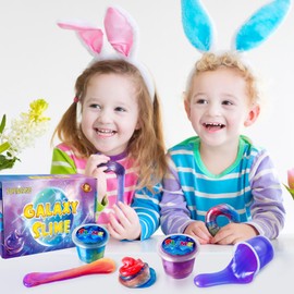 YOPINSAND 24 Pack Galaxy Slime Kit, Slime Party Favors for Kids, Stretchy & Non-Sticky Slime Pack, Slime Toy for Boys Girls 3-12