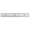 'Thoughtful Man' 30cm (12 Inch) White Plastic Ruler (RL00089514)