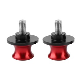 M8 Swing Protection, Motorcycle CNC Repair Stand, Racing Adapter, Bobbins Stand Holder, 2 Pieces, 8 mm Motorcycle CNC Rear Stand, Swingarm Spool Slider Stand, Swingarm Spools, red