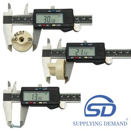 Supplying Demand 1751-012 Beige Gas Valve Pilot Dial Replacement with Screw