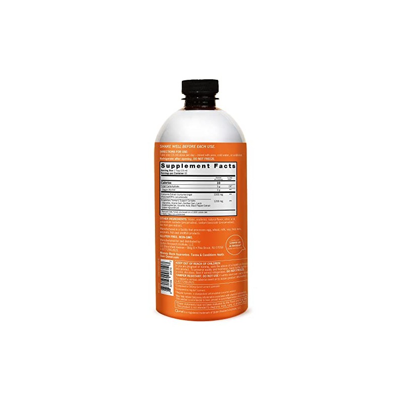 Liquid Turmeric Curcumin, Qunol with Bioperine 1000mg, Joint Support, Dietary