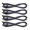 4 PCS Rock Light Extension Wire,4 Pin LED Extension Cable,Neon