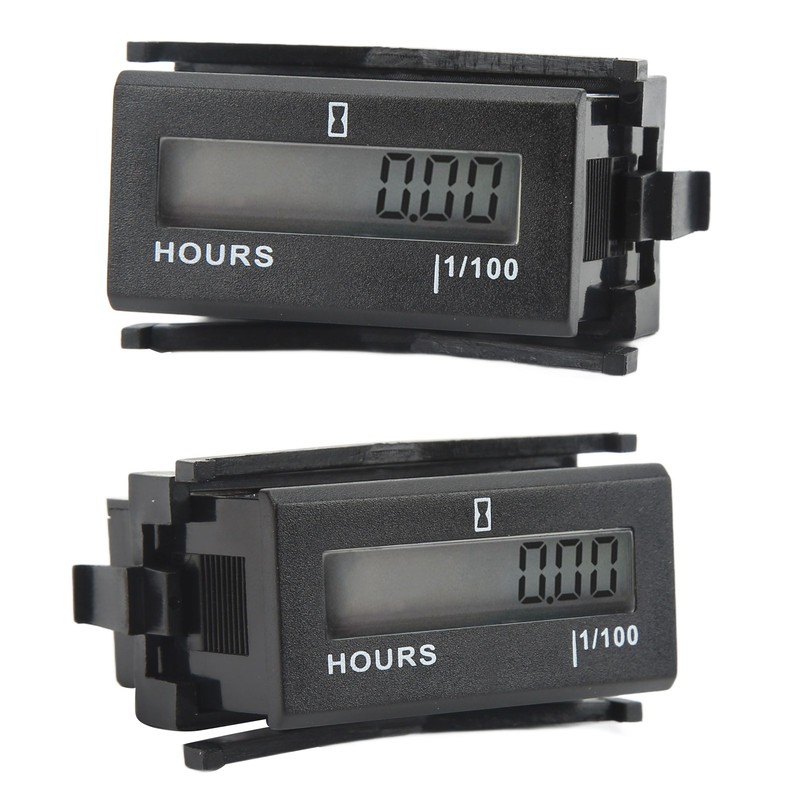 Universal Digital Tach Resettable Hour Meter IP65 Waterproof for Lawn
