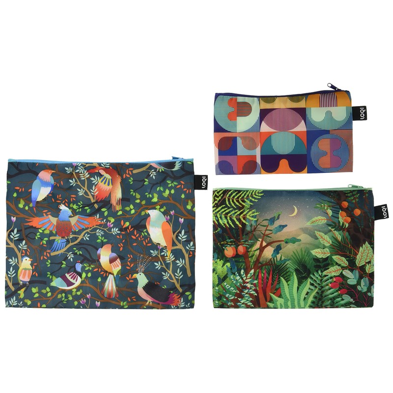 LOQI(ローキー) 旅行用品・旅行小物 グリーン (約)L幅31×縦25cm/M幅27×縦20/S幅23×縦13cm HVASS&HANNIBAL ZP.HH