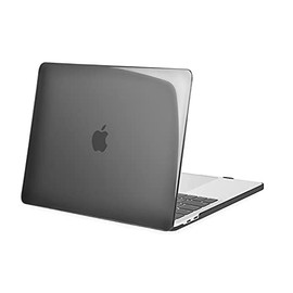 MOSISO Compatible with MacBook Pro 13 inch Case 2020-2016 Release A2338 M1 A2289 A2251 A2159 A1989 A1706 A1708 with/Without Touch Bar, Protective Plastic Hard Shell Case Cover, Crystal Black