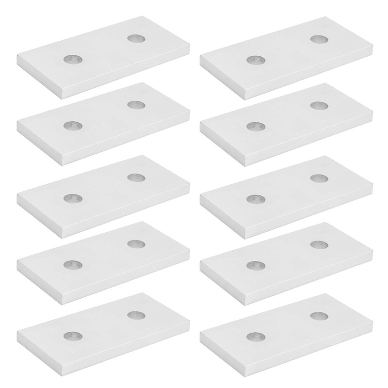 10Pcs Joining Plate Aluminum Flat Connecting Reinforcement Tool for Construction
