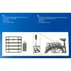 Classic Cycle Rack Plate Black Racky Baseplate Aluminium Black Anodised