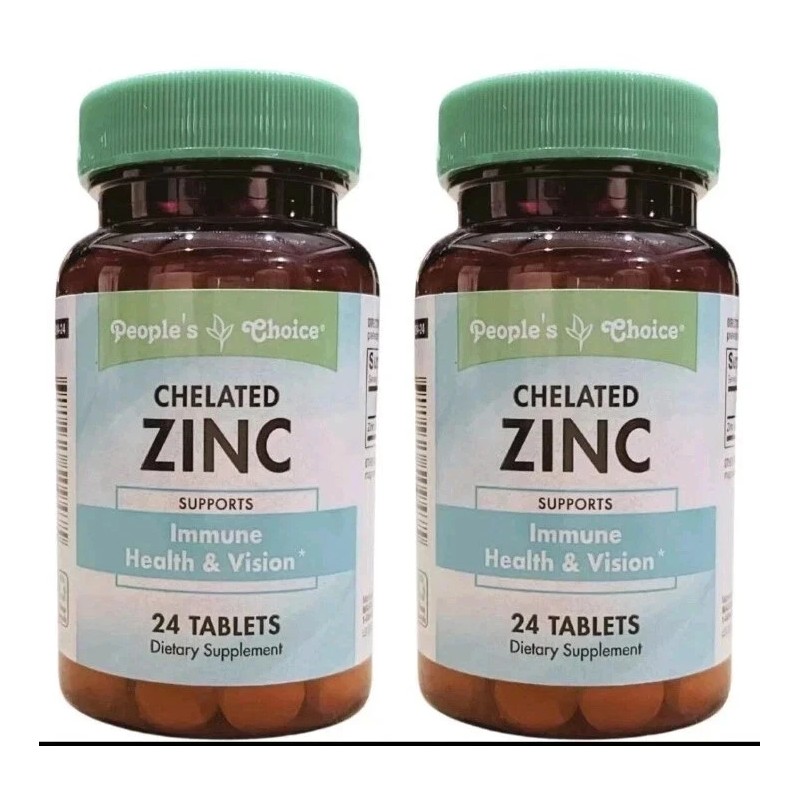 PEOPLE'S CHOICE 2 Packs People's Choice Chelated Zinc Immune Health