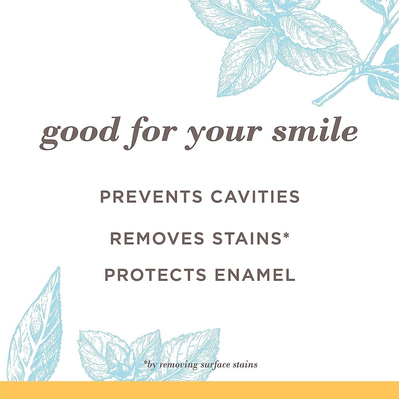 Burt's Bees Extra White Toothpaste, Fluoride Toothpaste, Natural Flavor, Mountain