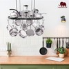 Vdomus Heavy-Duty Hanging Pot Rack - 33x17 Inches - Stylish
