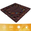 4-Player Mancala Board Game, Foldable Solid Wood with 110 Multi-Coloured