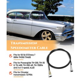 7641443183 Transmission Speedometer Cable Fits for 55 56 57 Chevy 700R4 TH350 TH400 TH-200,TH-350 TH-400 TH-200-4R TH-700R4,Compatible with Chrysler transmissions 727,904