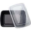 Hyper Mart [10 Pack 1 Compartment BPA Free Reusable Meal