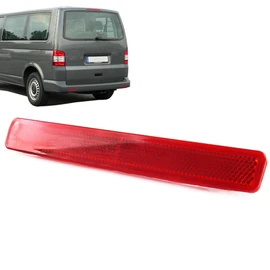 ROBUST Rear Bumper Tailgate Red Reflector Lens No Light Right Driver Side for VW Transporter T5 Multivan V Van 7E0945106 2003-2012