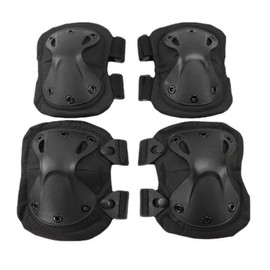 ideastore Knee Pads, Survival Games, Protectors, Knee Pads, Elbow Pads, Protectors, One Size Fits All (Black)