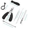 Navaris Thick Nail Clipper Set for Ingrown Nail - Precise