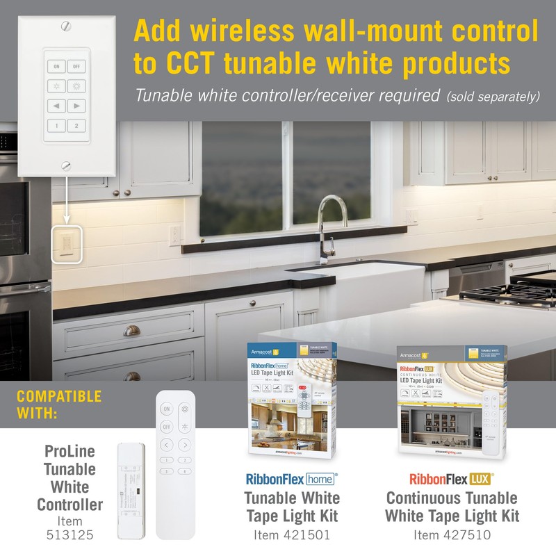 Armacost Lighting Wireless Light Switch for CCT Tunable White LED