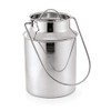 WAS 1012 350 Chrome Nickel Steel Transport Jug with Carry