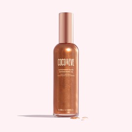 Coco & Eve Coco & Eve Antioxidant Glow Shimmer Body Oil - Lightweight Skin Illuminator with Pearlescent Minerals, Natural Glitter, Antioxidants for Shimmering, Moisturizing and Healthy Glow (3.38 Fl Oz)