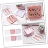 Baluue 6pcs Nail Storage Organizer Box Portable Nail Holders Storage
