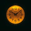 Seiko Clock KR519W Alarm Clock, Auto Lighting, Analog, Visible at