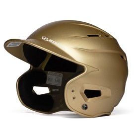 Boombah DEFCON Solid Matte Batting Helmet Sleek Profile NOSCAE Vegas Gold - Size Junior 6 1/4" - 7"