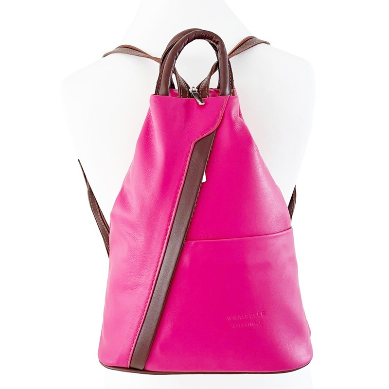 Handbag Bliss Womens Vera Pelle Super Soft Italian Leather Backpack