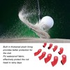 9Pcs Golf Iron Head Covers PU Waterproof Golf Club Headcovers