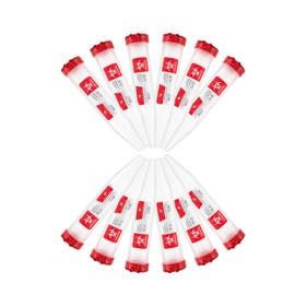 Single Use Travel Sharps Container for Needles, Syringes - Portable Small Sharps Container with New & Improved Locking Lid - Puncture Resistant Needle Disposal Containers (12-PACK, 12)