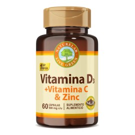 Vitamina Zinc 400 Cápsulas Naturelab Sabor