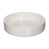 Sammons Preston High-Sided Dish, White, Durable Melamine Plastic Plate has