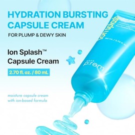 MAKE P:REM Ion Splash - Crema facial hidratante intensiva para todo tipo de piel, cuidado coreano de la piel, 2.70 onzas líquidas (2.7 fl oz)