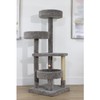 New Cat Condos Solid Wood Sturdy Cat Tower with Beds