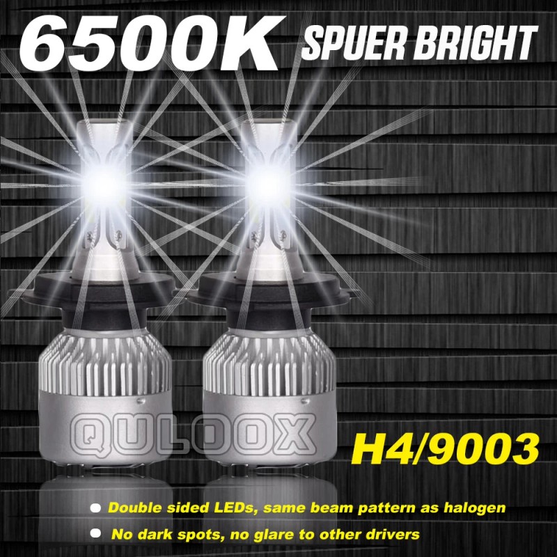 QULOOX For 1950-1979 VW Beetle Pair 7" inch Round LED