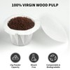 100 Count Fanativita K Cup Filters Disposable with Genius Lid