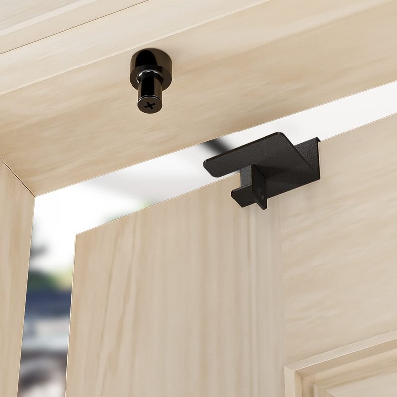 TSMST Child Proof Door Top Lock,Security Door Lock with Adjustable