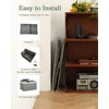 SETVSON Storage Basket with Lid Wicker Baskets for Storage with