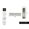 DOJA Barcelona Shelf Bracket for Shelf Board 4 Plastic Covered