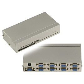 KALEA-INFORMATIQUE Splitter Type VGA Video Splitter Duplicate 1 Input Source Identical to 8 Simultaneous Outputs. 250MHz Bandwidth