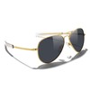 MERRY'S Classic Aviator Military Polarized Sunglasses for Men or Women