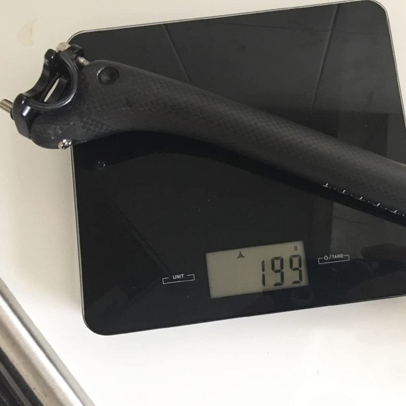 Alfa Pasca Carbon Seatpost 25.4 Road Bike Seatpost Offset 25mm