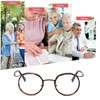 COTIA Reading Glasses Transition Photochromic Progressive Multifocus Reader for Men/Women