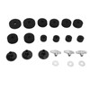 21Pcs Drum Cymbal Felt Pad Non Slip Instrument Accessory Replacement