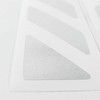 2pcs Reflective STICKERS for Touratech Motorcycle Aluminium Panniers (White 011)
