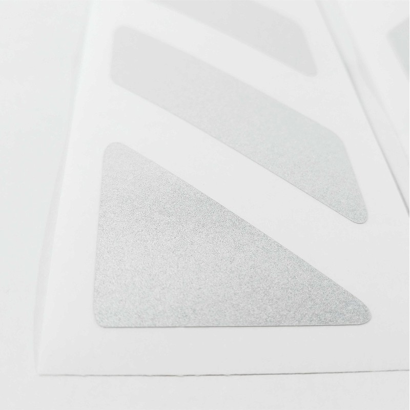 2pcs Reflective STICKERS for Touratech Motorcycle Aluminium Panniers (White 011)