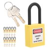 10 Sets 38mm Lockout Lock Dustproof Nylon Industrial Engineering Insulation