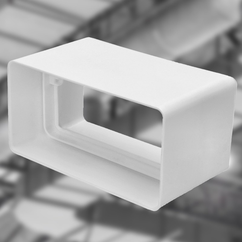 KOTARBAU® Ventilation System Connector 110mm x 55mm Flat Duct Rectangular