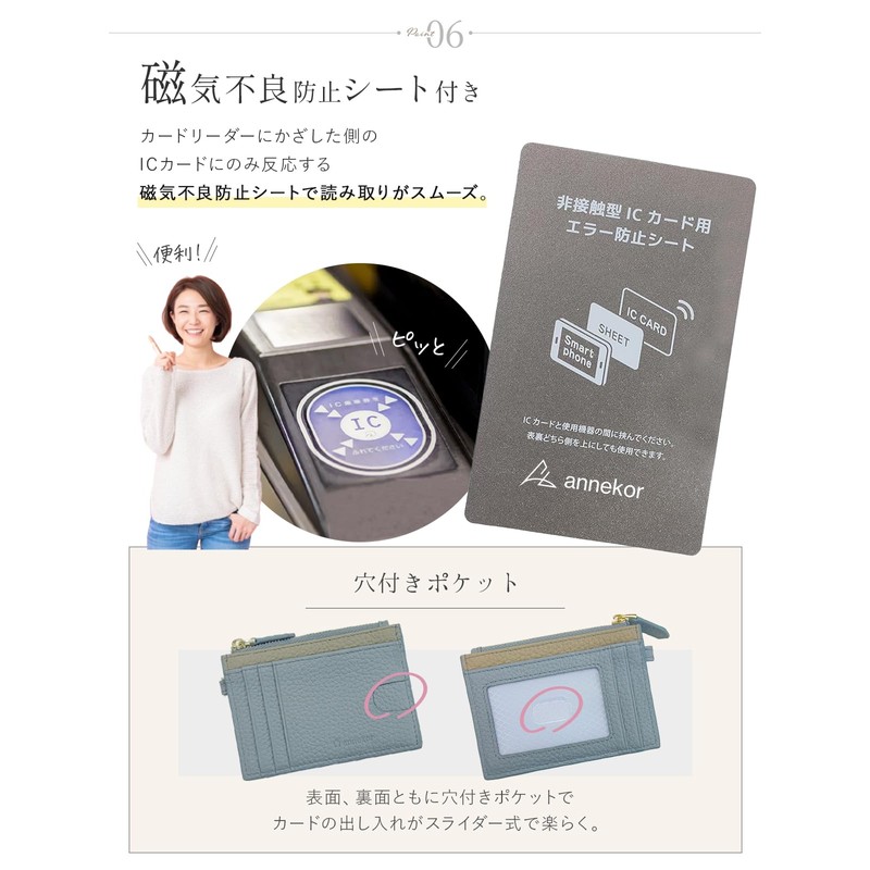 Annekor Fragment Case 【 Slim and Stylish Mini Wallet 】