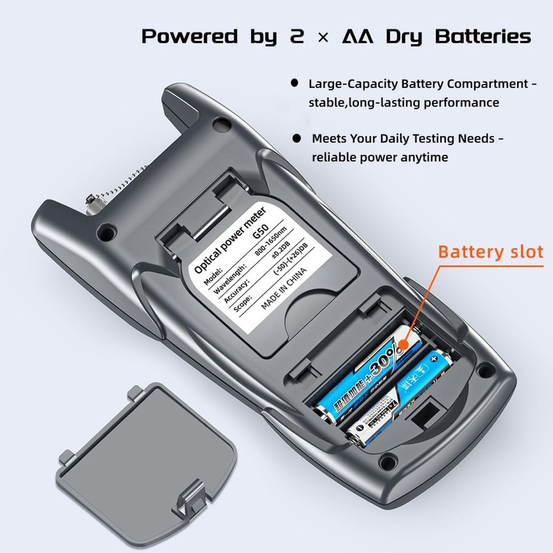 Fiber Optic Cable Tester & Power Meter - Portable Optical