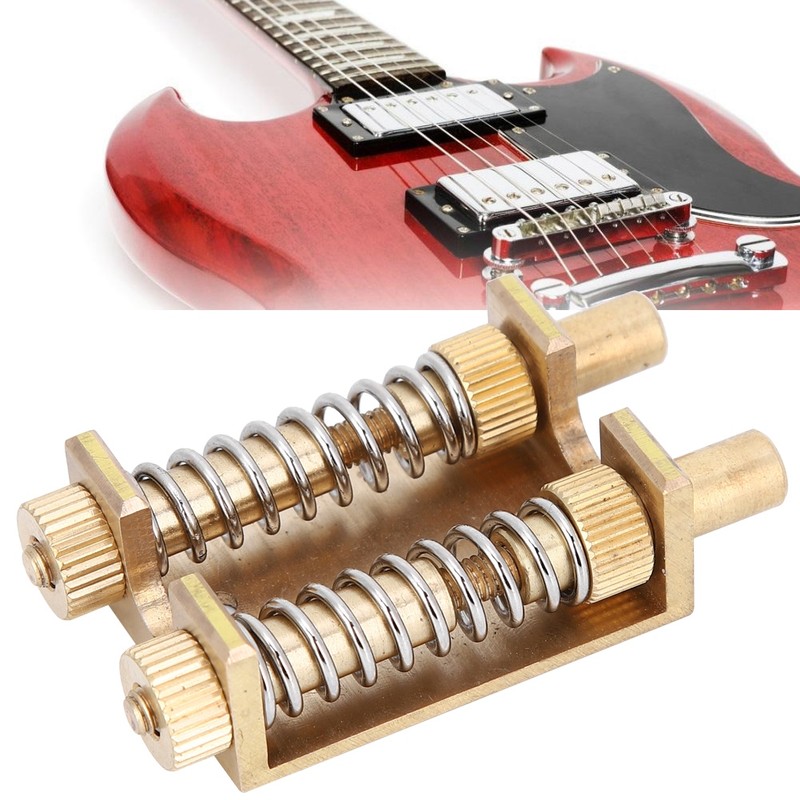 Tremolo Bridge System Spring Stabilizer Double Brass Rod Device for